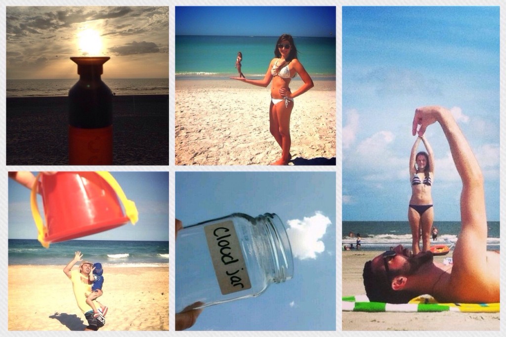 strandfoto diepte