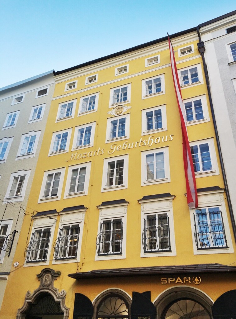 geboortehuis mozart in Salzburg