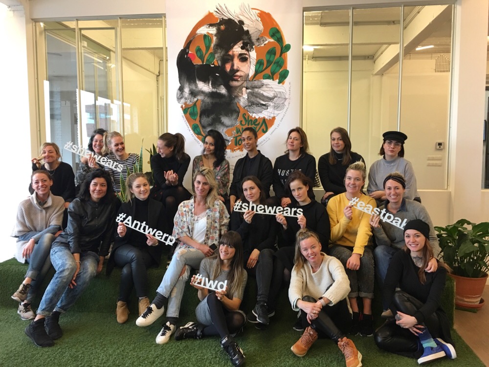 Eastpak She Wears tour Antwerpen 2016