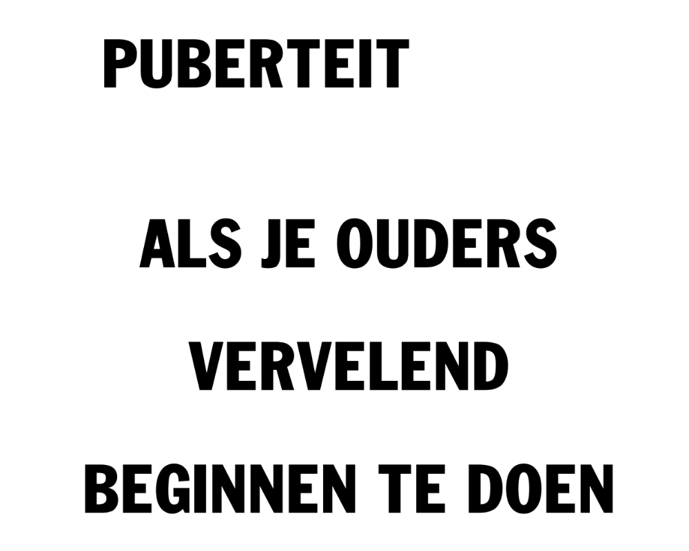 loesje pubertijd