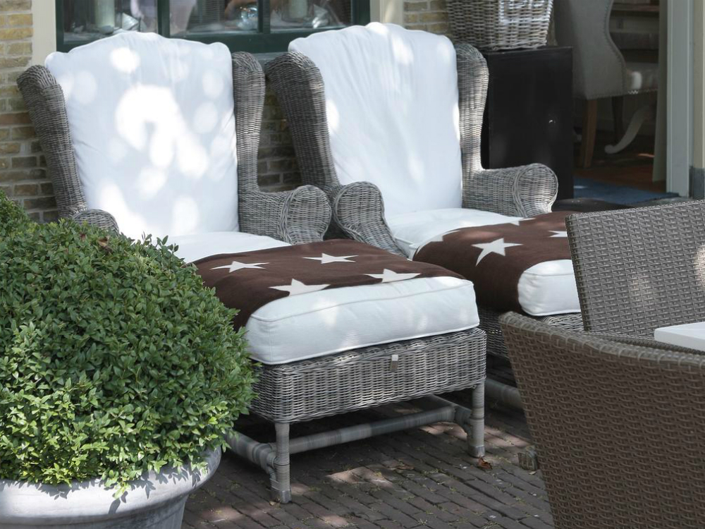 stoelen badhotel bruin