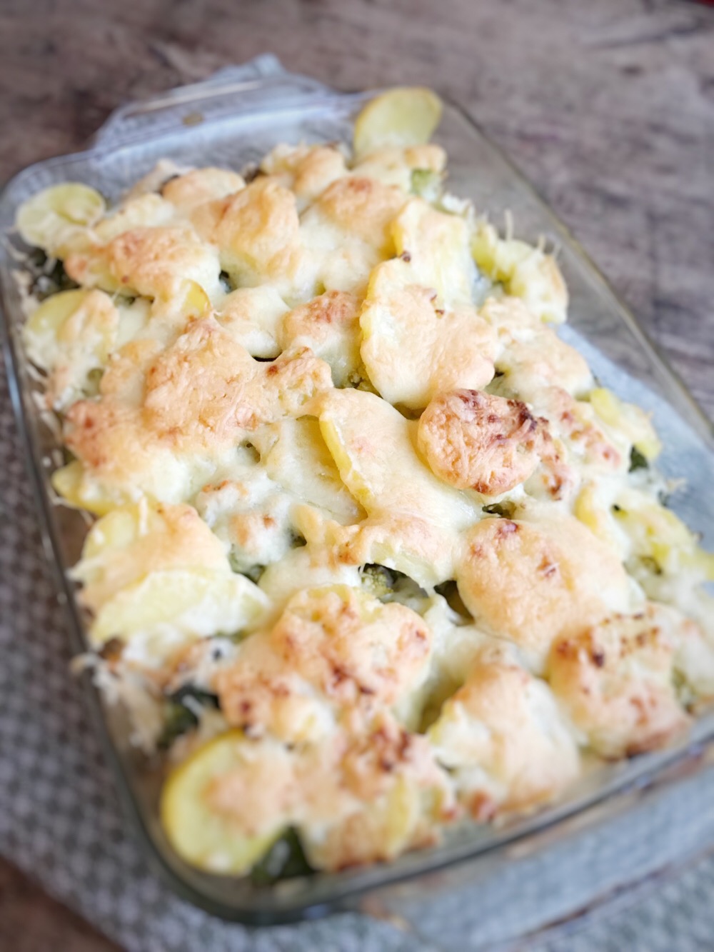 ovenschotel met kip en broccoli
