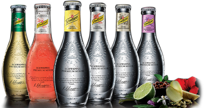 Schweppes premium tonics