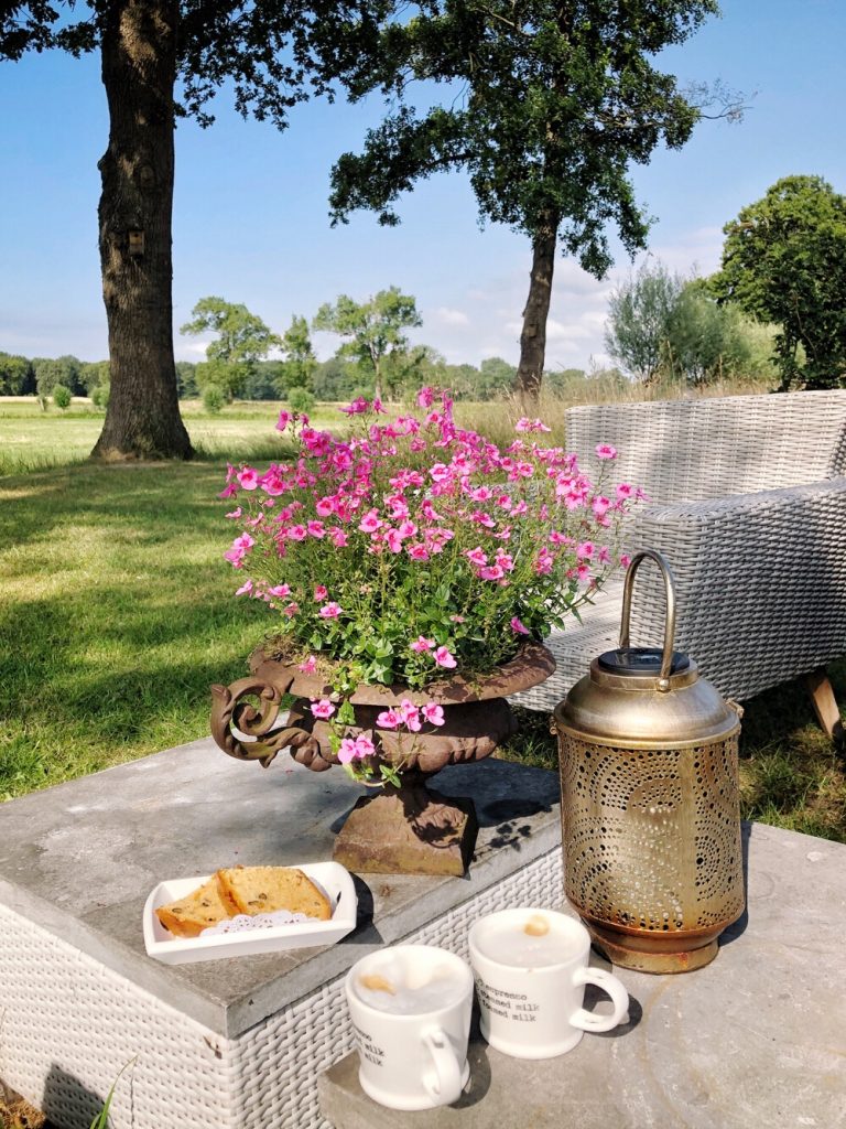 tuin rieten deken