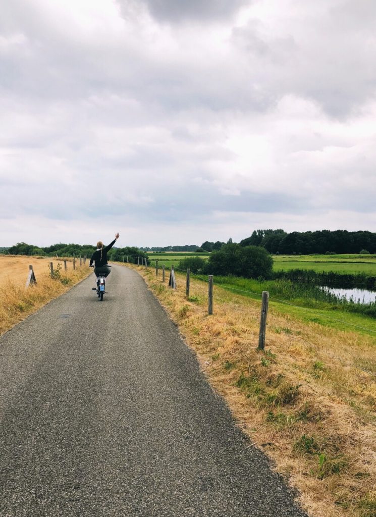 brommer tocht Overijssel