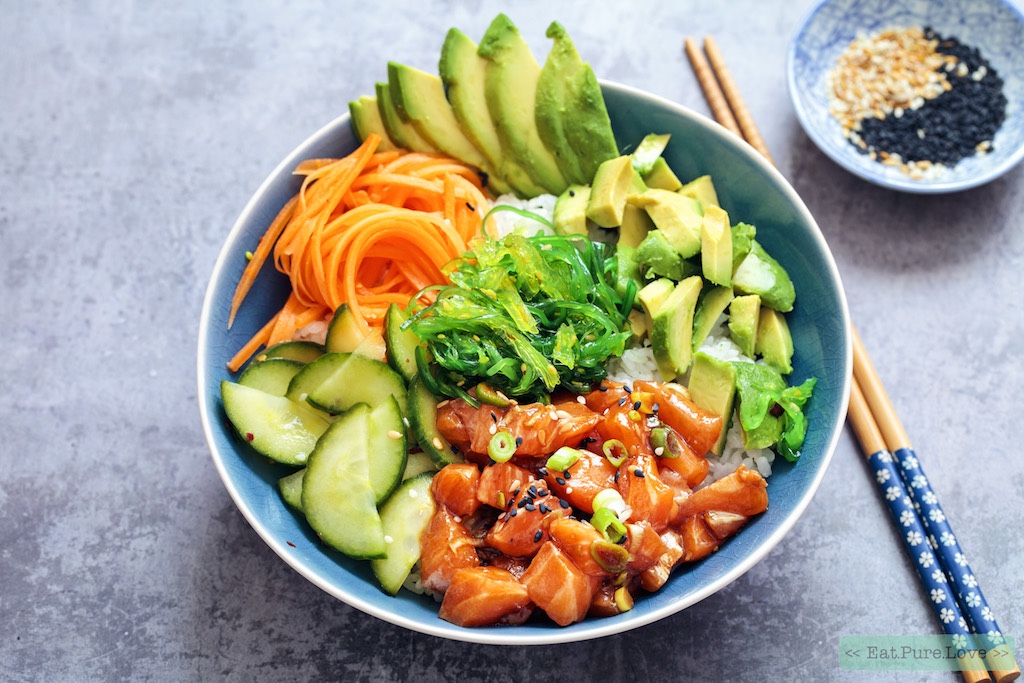poke bowl met zalm