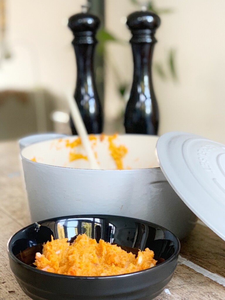 zoete aardappelstamppot