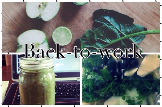Lekkere groene back-to-work smoothie