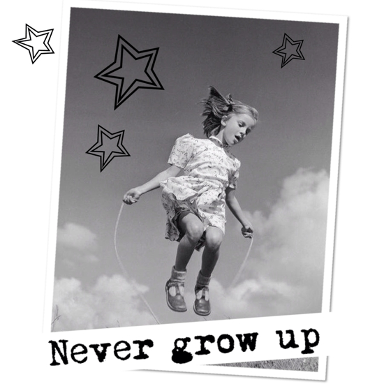 touwtje springen Never Grow Up