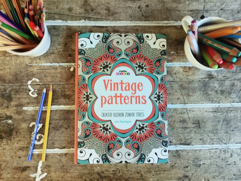 kleurboek vintage patterns