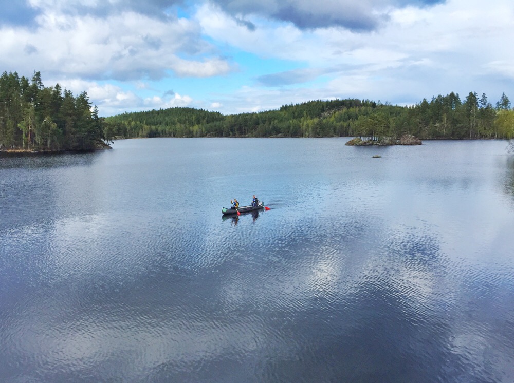 kanoen in Zweden
