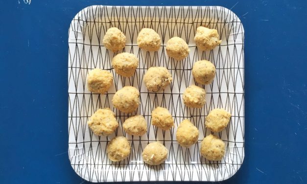 Appel en amandel snack (no-bake & supersimpel)