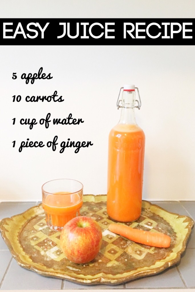 recept appel wortel juice