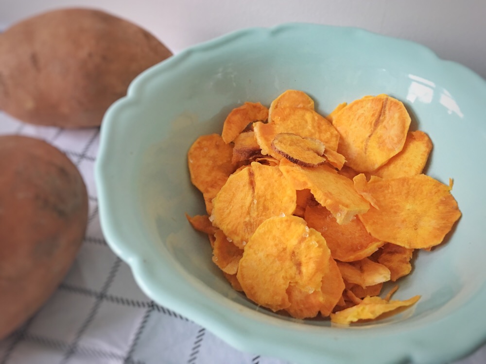 recept zoete aardappel chips - OHIMP
