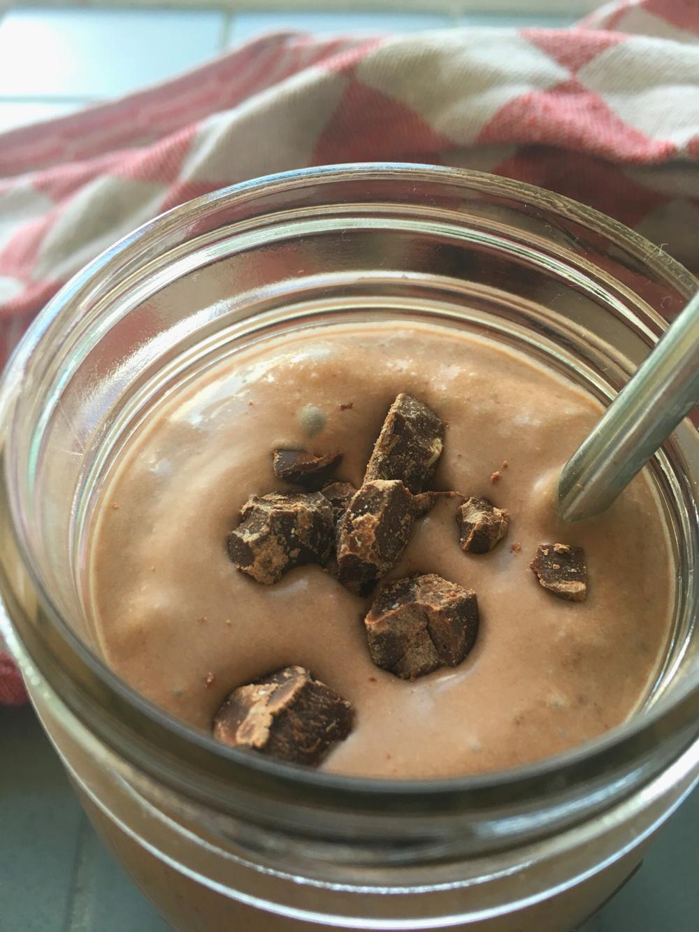 Smoothie met pure chocolade en kokosmelk One Hand in my Pocket