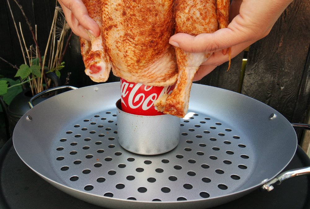 Cola kip van de bbq