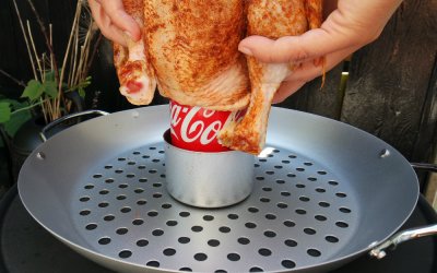 Cola kip van de bbq