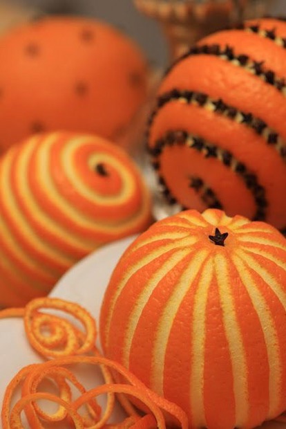DIY: kerstgeur met “cloved oranges”