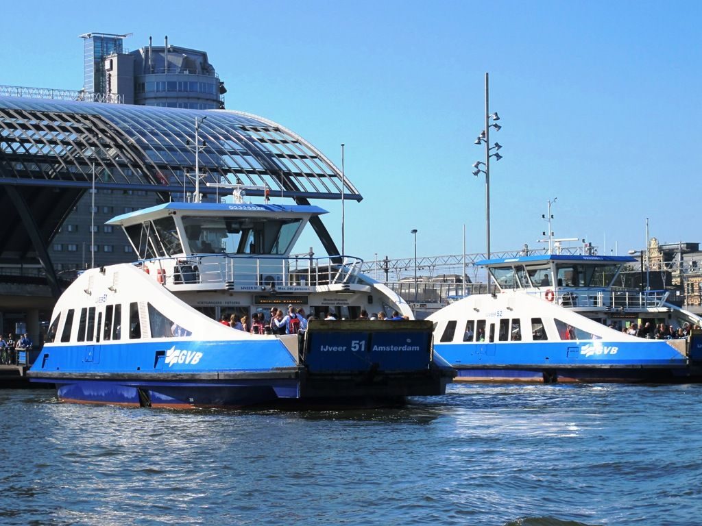 public transport in Amsterdam - ferry