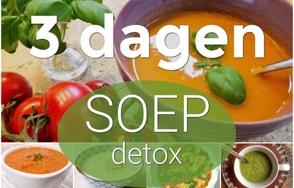 3-daagse soep detox: alle recepten op een rij