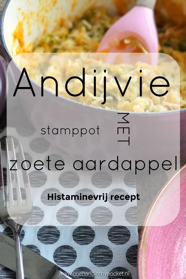 histamine vrij recept: andijvie stamppot