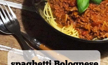 slowcooker recept: spaghetti bolognese