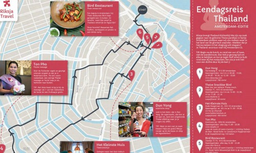 Thaise wandelroute door Amsterdam