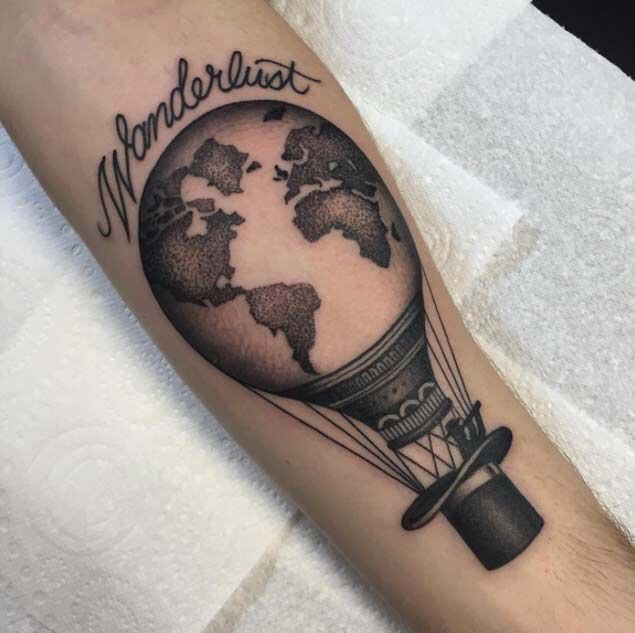 tattoo inspiratie luchtballon