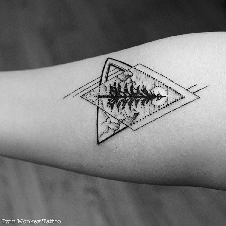 driehoek tattoos spar