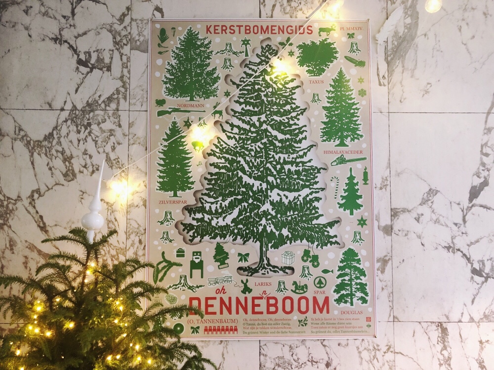 kerstboom poster