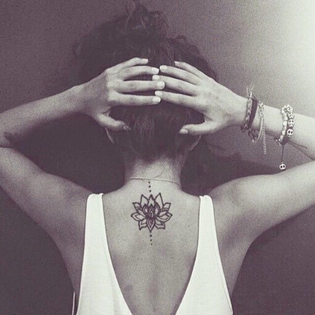 Unalome lotus tattoo inspiration