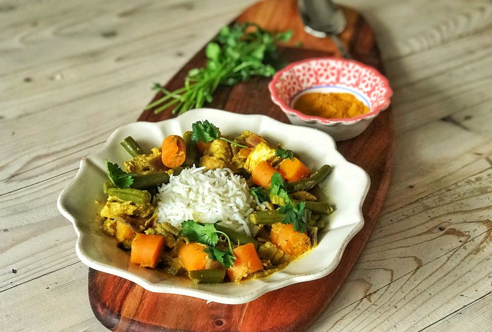 Slowcookerrecept: Jamaicaanse curry met kip