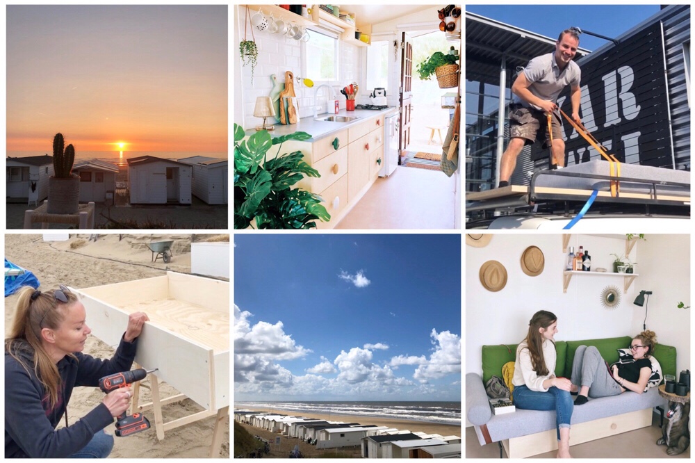 Dit is het nieuwe interieur van ons strandhuisje