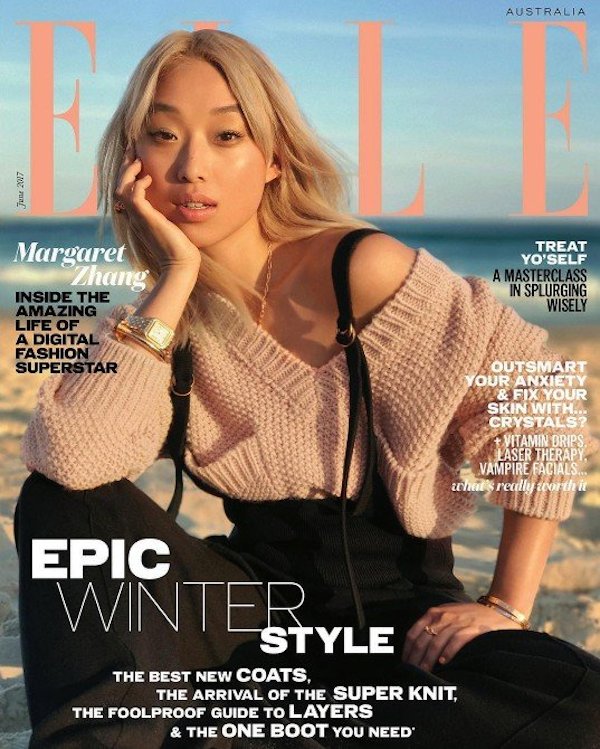 elle cover shot with iPhone