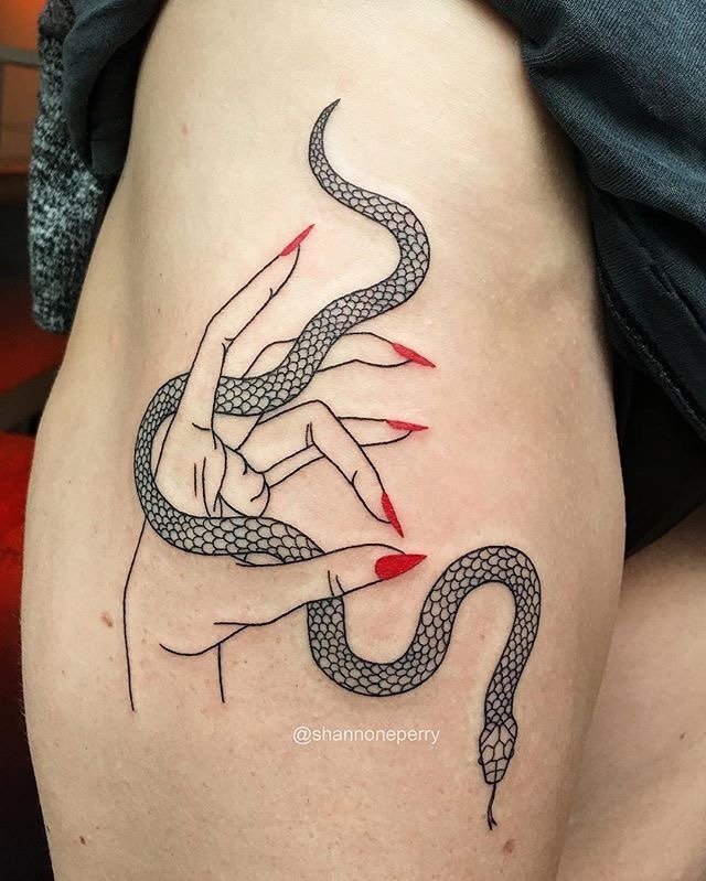 snake tatoeage