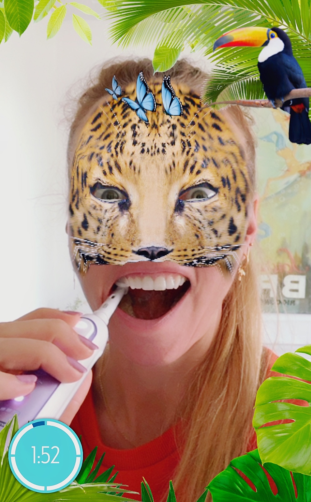 Snapchat elektrische tandenborstel