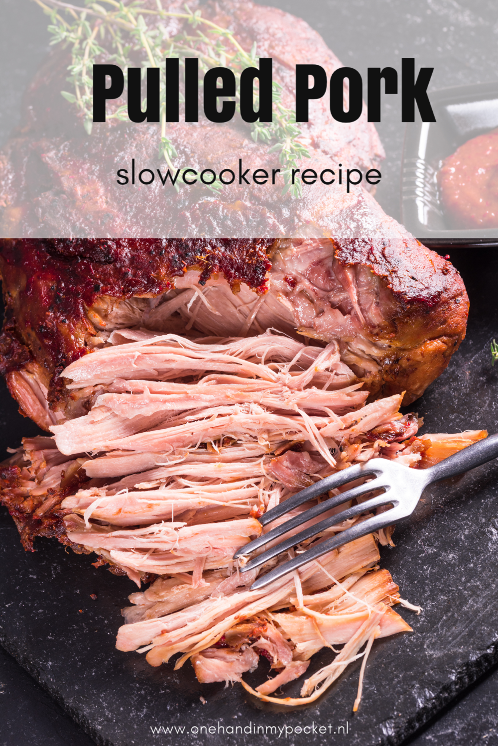 recept voor pulled pork uit de slowcooker