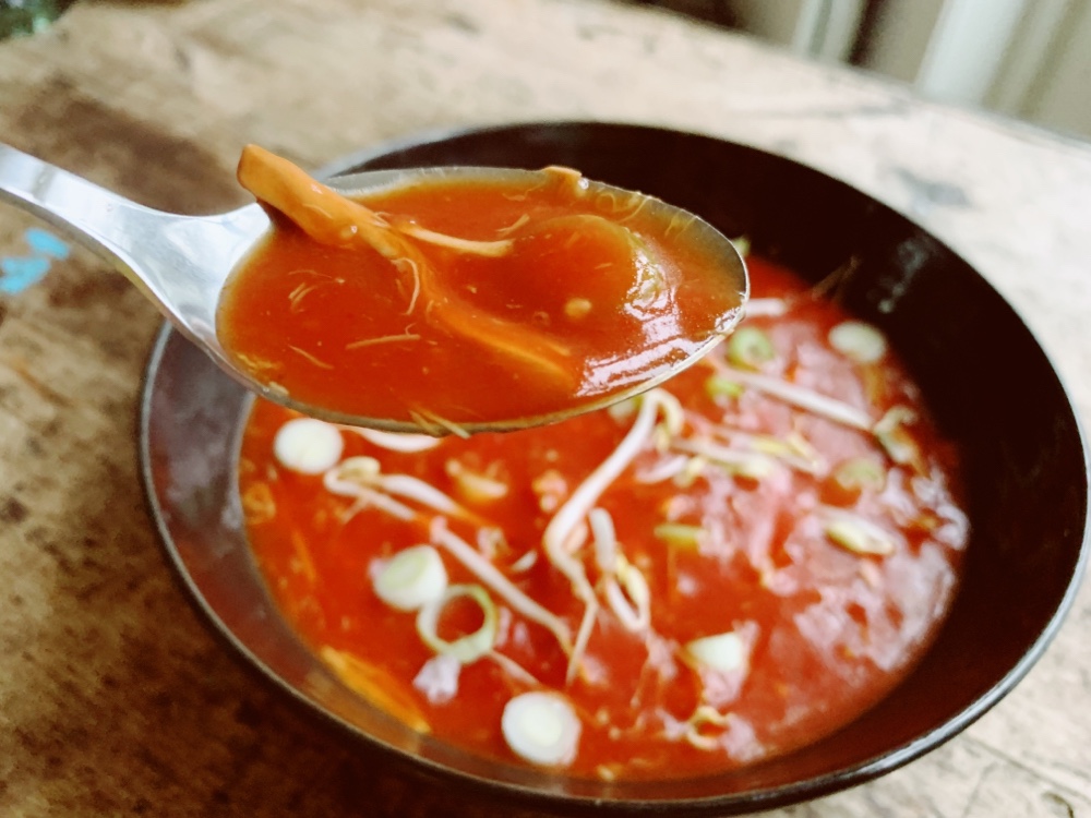 chinese tomatensoep uit de slowcooker