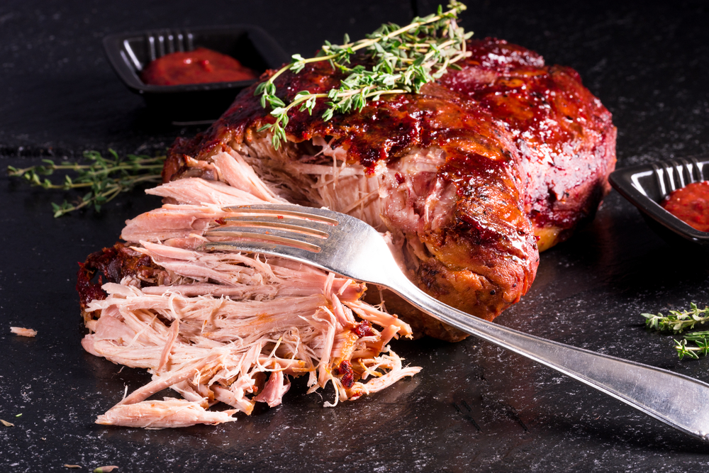 Slowcookerrecept | pulled pork met sinaasappel en tijm