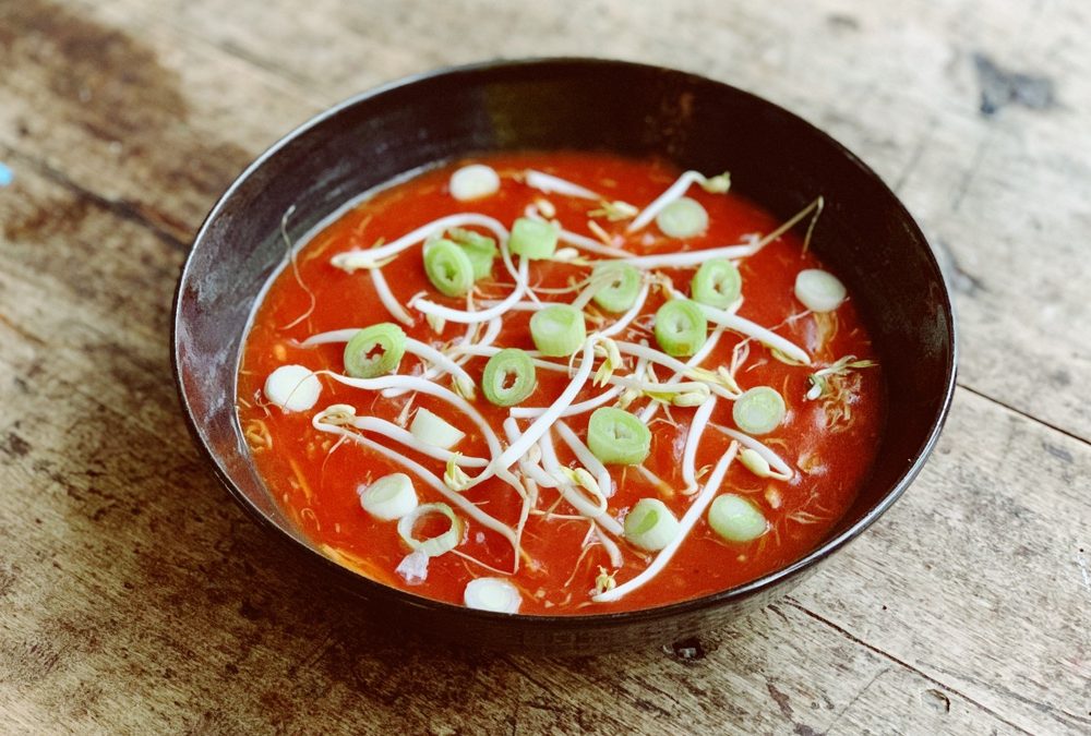 Slowcookerrecept voor Chinese tomatensoep