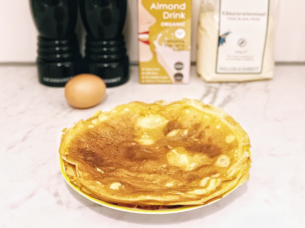 Pannenkoeken van kikkererwtenmeel