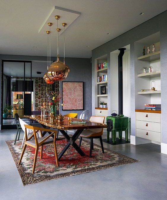 Wooninspiratie: de kleurrijke eethoek