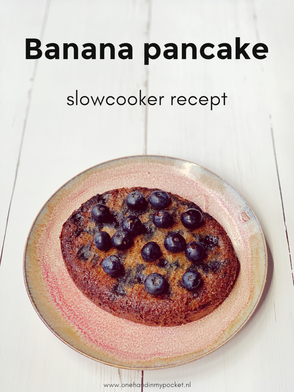 banana pancake uit de slowcooker