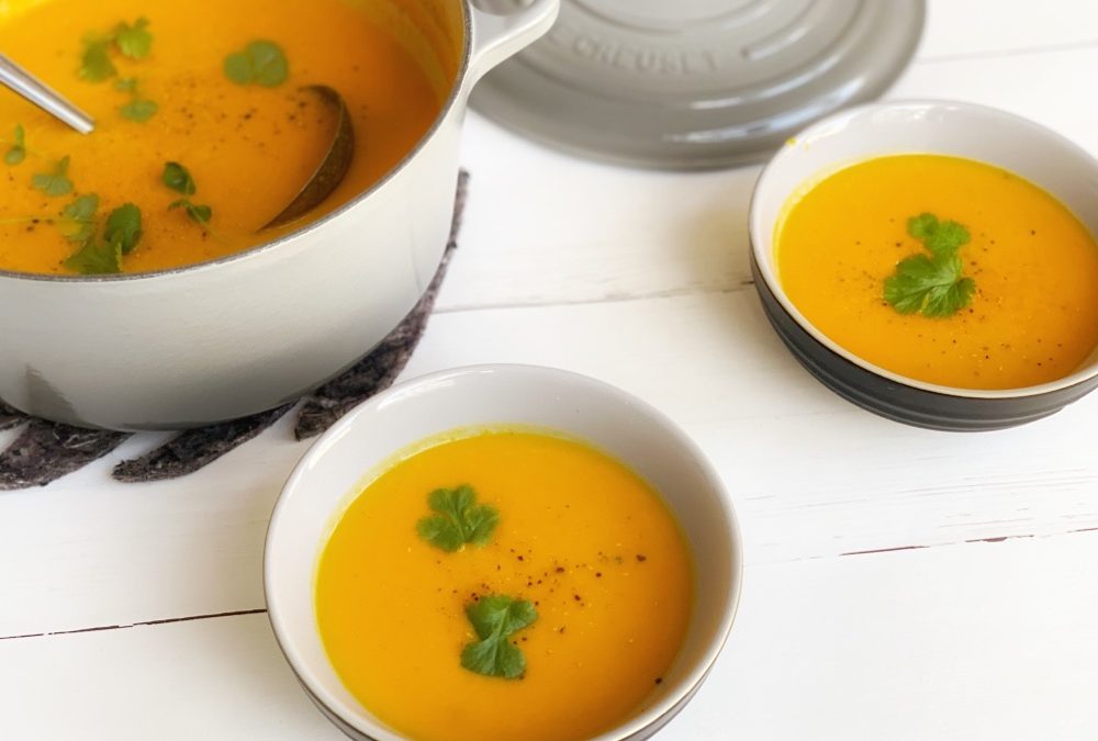 Recept voor wortel pompoensoep | lekker, makkelijk én gezond