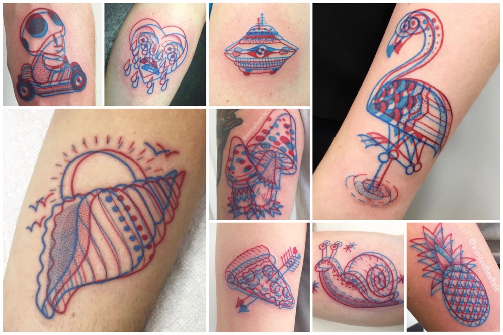 3D tattoos | van Winston the Whale