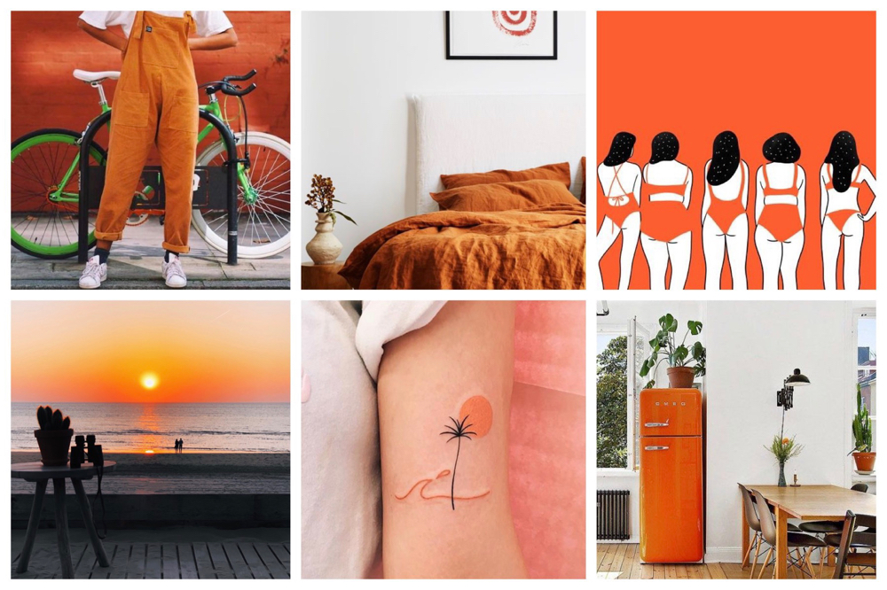 Weekend finds 16: trendy oranje kleuren palet