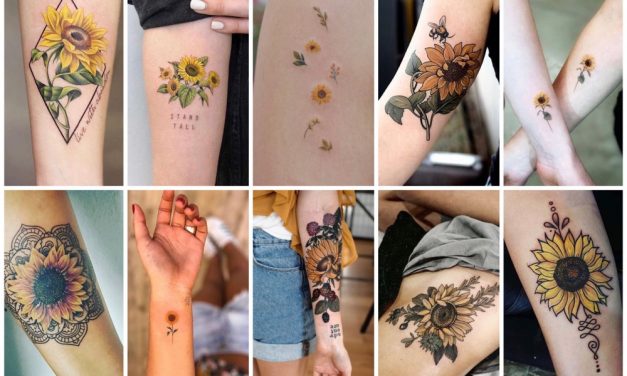 30x prachtige zonnebloem tattoos (en de betekenis)