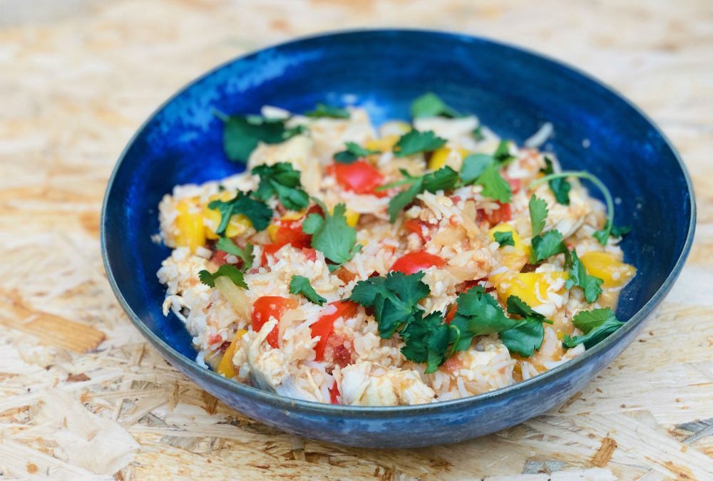 Slowcooker recept: kip curry met mango