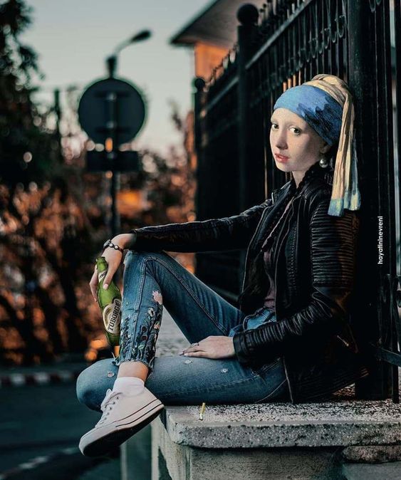 hayati meisje met de Parel