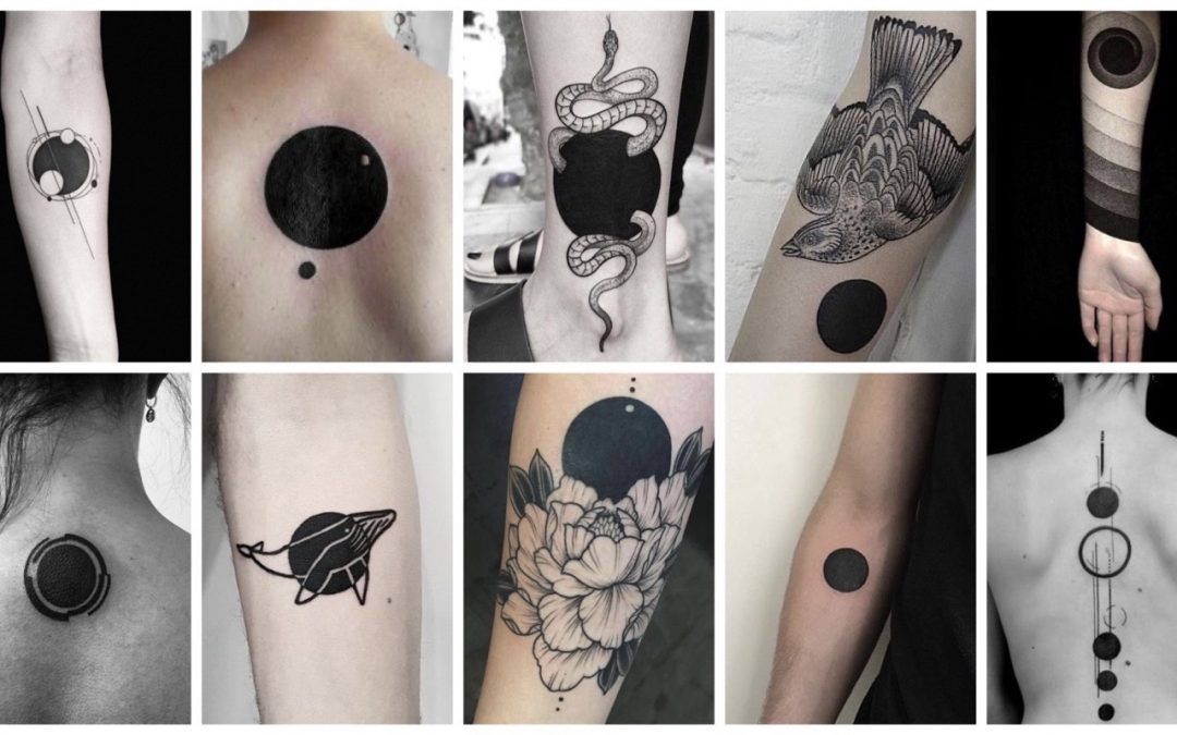 Tattoo inspiration: 33 black circle tattoos